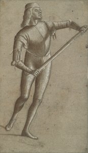 Carpaccio - Ein Gondoliere (recto), um 1514-1520 von Vittore Carpaccio