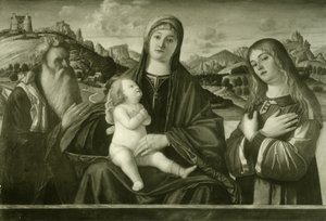 Carpaccio - Maria mit dem Kind und zwei Heiligen, Ident.Nr. 14 von Vittore Carpaccio