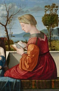 Die Jungfrau beim Lesen von Vittore Carpaccio