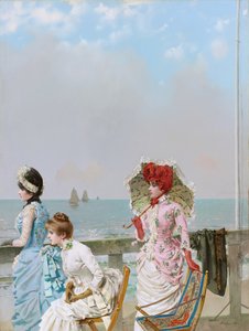 Mittag am Meer von Vittorio Matteo Corcos