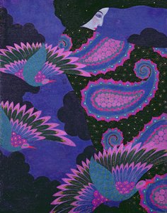 La Dogaressa in Nero (Die Dogaressa in Schwarz) von Vittorio Zecchin