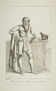 Innere Kleidung des französischen Bürgers von Vivant Denon