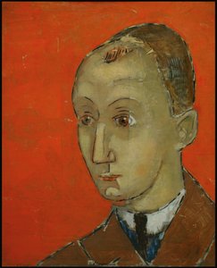 Selbstporträt, 1920er Jahre von Vladimir Alexeevich Komarovsky