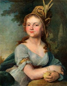 Porträt von V. I. Arsenyeva, Mitte der 1790er Jahre, 1939