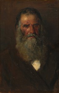 Studie des Kopfes eines alten Mannes, 1883 von Vladimir Egorovic Makovskij