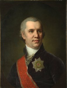 Porträt von Alexei Cyprian Rokosowski, vor 1804 von Vladimir Lukich Borovikovsky