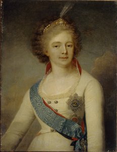 Porträt der Kaiserin Maria Feodorovna 1759-1828 in der Uniform der Chevalier-Garde, 1796