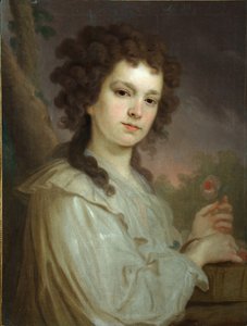 Porträt von Olga Kuzminichna Filippova 1772-1829, 1790 von Vladimir Lukich Borovikovsky