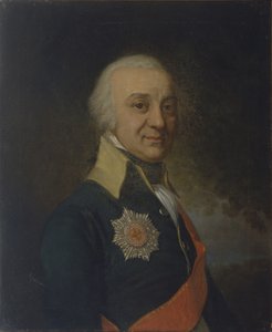 Porträt von Pavel Stepanovich Runich 1747-1825, um 1800 von Vladimir Lukich Borovikovsky