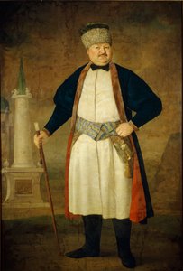 Porträt von Pavel Yakovlevich Rudenko, 1778 von Vladimir Lukich Borovikovsky