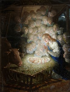 Die Geburt Christi (Die Heilige Nacht) von Vladimir Lukich Borovikovsky
