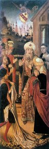 Jakob weint über das blutbefleckte Gewand von Joseph, 15. Jahrhundert von Vrancke van der Stockt
