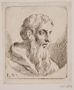 Alter Mann mit langem Bart von W.A. Müller
