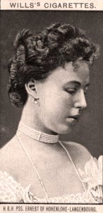 H.R.H, PSS. Ernst von Hohenlohe-Langenburg, 1908 von WD and HO Wills