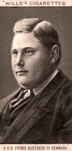 S.K.H. Prinz Gustav von Dänemark, 1908 von WD and HO Wills