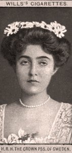 S.K.H. Die Kronprinzessin von Schweden, 1908 von WD and HO Wills