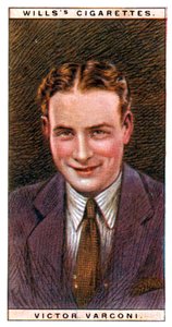 Victor Varconi 1891-1976, ungarischer Schauspieler, 1928 von WD and HO Wills