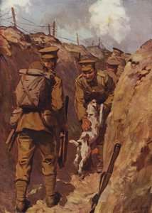 Der Wanderer sprang freudig auf seinen Herrn zu von W.R.S. (after) Stott