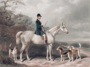 Mr. William Long auf Bertha, graviert von E. Hacker, 1849