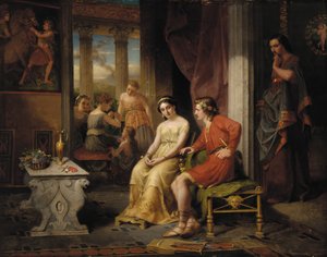 Die letzten Tage von Pompeji: Glaucus und Ione von W. Colby