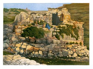 Der Brunnen von En-Rogel, Jerusalem, ca. 1870