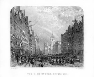Die High Street, Edinburgh, 1870