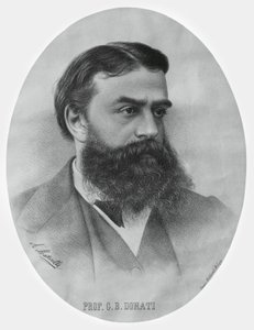 Porträt von Giovanni Battista Donati (1826-1873), italienischer Mathematiker und Astronom, Gravur