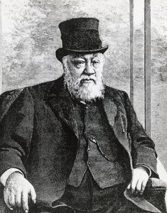 Porträt von Stephanus Johannes Paulus Kruger (1825-1904), Präsident der Südafrikanischen Republik (oder Transvaal), führte den Burenkrieg gegen die Engländer von John Ward Dunsmore