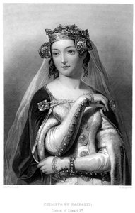 Philippa von Hennegau, Königin Gemahlin von Edward III von W. H. Egleton