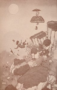 Wie der Erfinder des Flugzeugs die Idee bei einem Erdrutsch bekam von William Heath Robinson