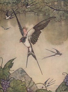 Ja, ich werde mit dir gehen! sagte Tommelise, um 1930