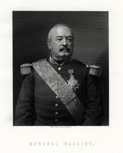 Achille François Bazaine, Marschall von Frankreich, 19. Jahrhundert von W. Holl