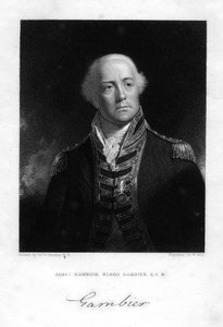 Admiral James Gambier 1756-1833, 1. Baron Gambier, 1837 von W. Holl