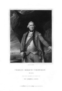 Charles Cornwallis, 1. Marquess Cornwallis, englischer Militärkommandant von W. Holl