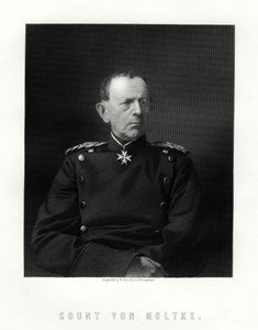 Graf von Moltke, 1800-1891, berühmter deutscher Feldmarschall, 19. Jahrhundert von W. Holl