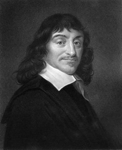 René Descartes, französischer Philosoph und Mathematiker des 17. Jahrhunderts, 1836 von W. Holl