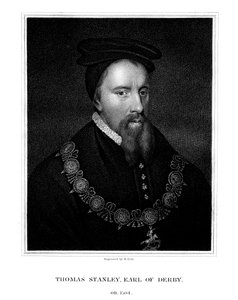 Thomas Stanley, 1. Earl of Derby, englischer Adliger, 1827 von W. Holl