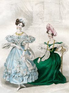 Damenmode, um 1830