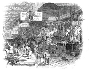 Leadenhall Market, am Heiligabend von W. J. Linton