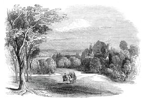Schloss Rosenau bei Coburg - nach der Zeichnung Seiner Königlichen Hoheit Prinz Albert (1845)
