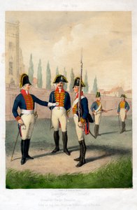 Grenadiergardebataillon, 1786-1806 19. Jahrhundert