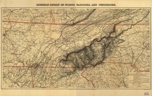 Bergregion von North Carolina und Tennessee