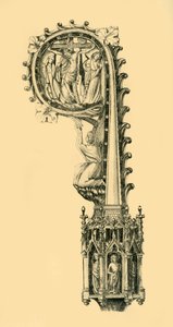 Kopf eines Hirtenstabs, 14. Jahrhundert, 1881 von W. M. McGill
