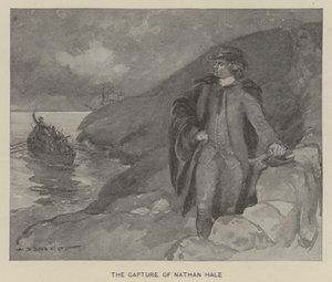 Die Gefangennahme von Nathan Hale von W. P. Snyder