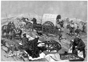 Der Damenomnibus, Kaschgar, Zentralasien, 1875