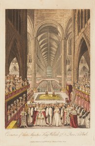 Die Krönung von König Wilhelm IV. und Königin Adelaide