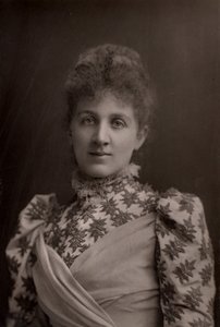 Liza Lehmann (Elizabetta Nina Mary Frederika Lehmann - 1862-1918) englische Sopranistin und Komponistin von W. and D. (after) Downey