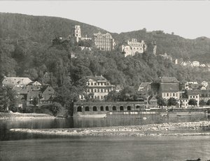 Das Schloss, Heidelberg, Deutschland, 1895
