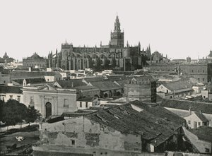 Die Kathedrale, Sevilla, Spanien, 1895