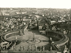Blick von der Kuppel des Petersdoms, Rom, Italien, 1895 von W and S Ltd